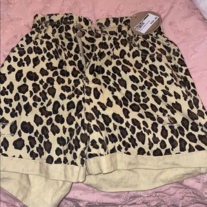 swank cheetah shorts